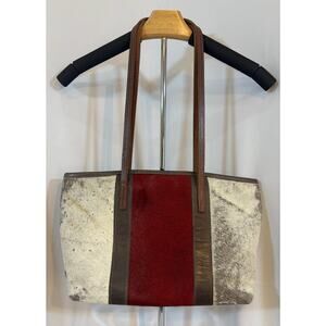 Western Leather & Cowhide Tote – Made in USA